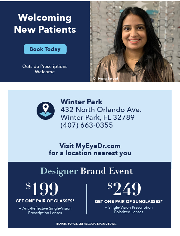 See the MyEyeDr. Difference