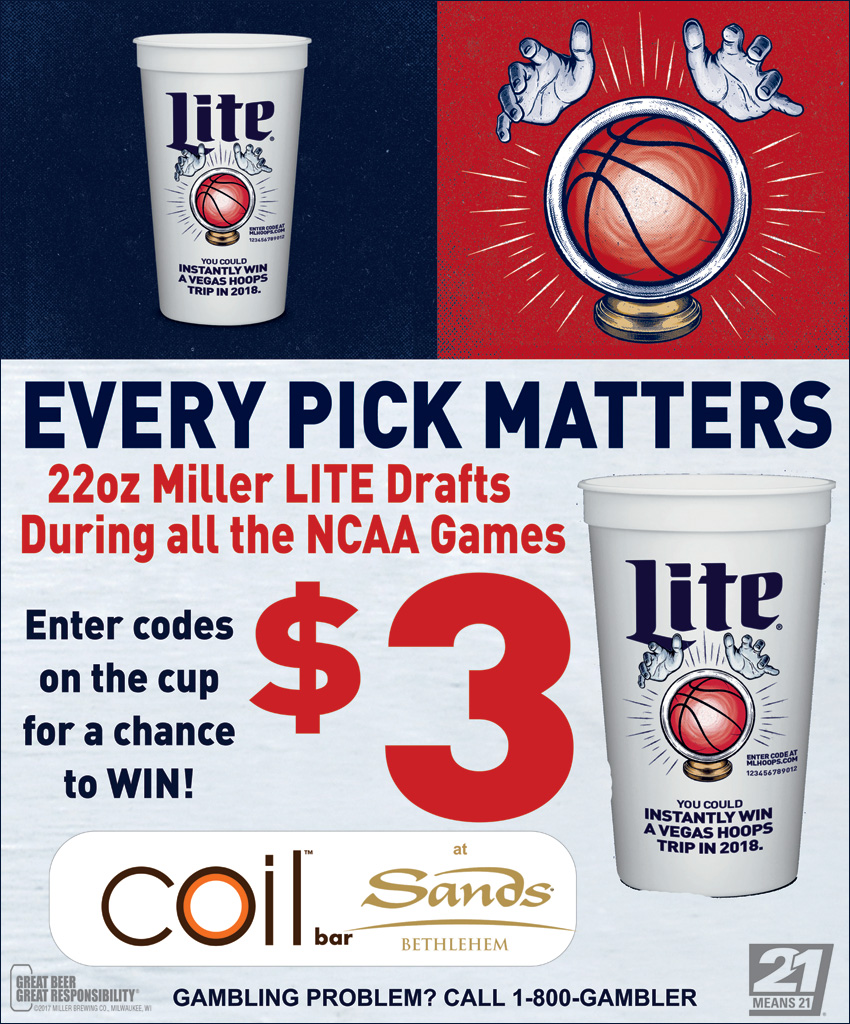 Miller Lite. Every Pick Matters.