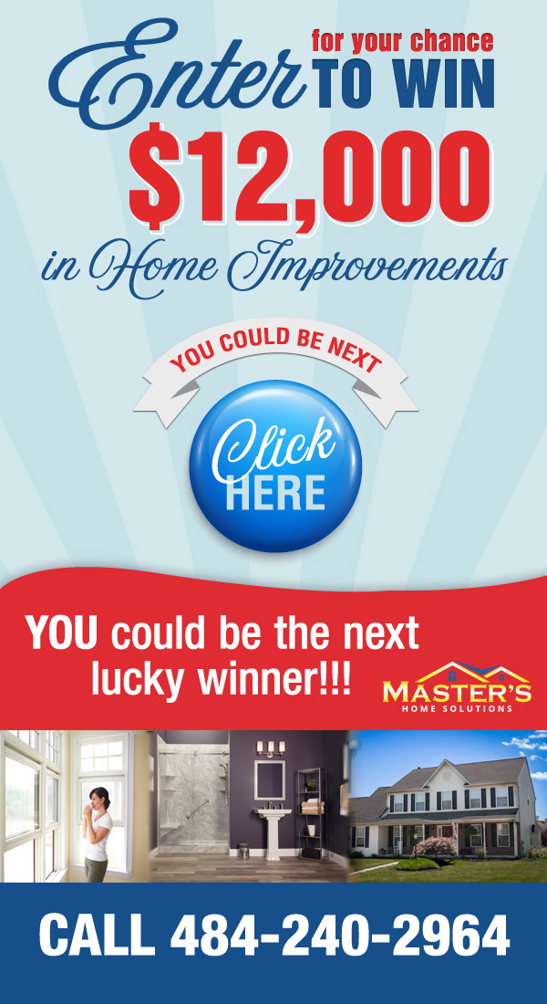 Enter for your chance to to win $12,000 in home improvements