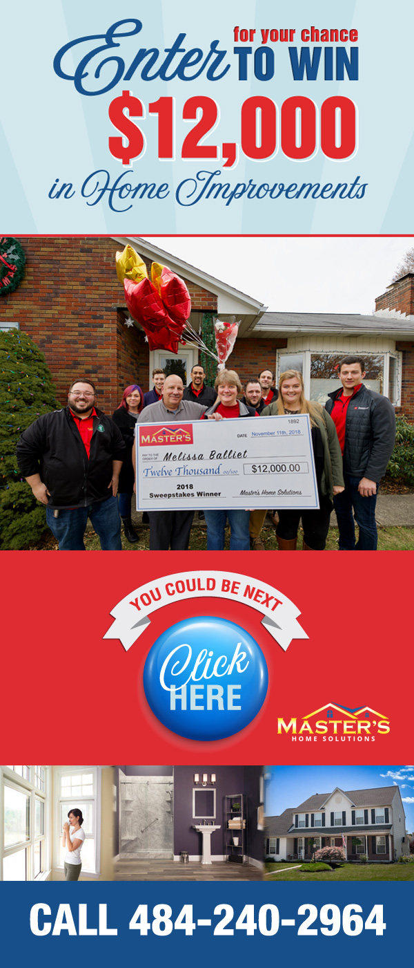 Enter for your chance to to win $12,000 in home improvements