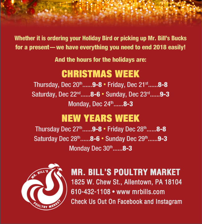 Mr. Bill’s Poultry Market