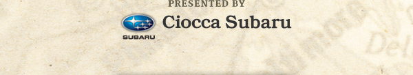 Presented By Ciocca Subaru