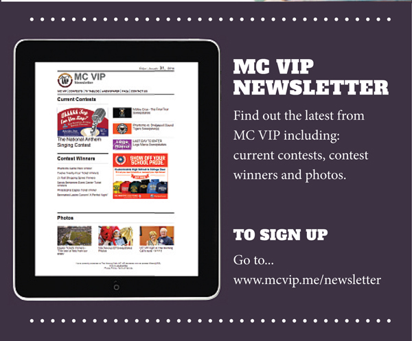 MC VIP Newsletter www.mcvip.me/newsletter